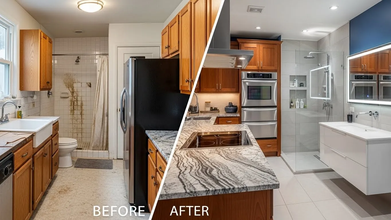 Kitchen and Bathroom Renovation